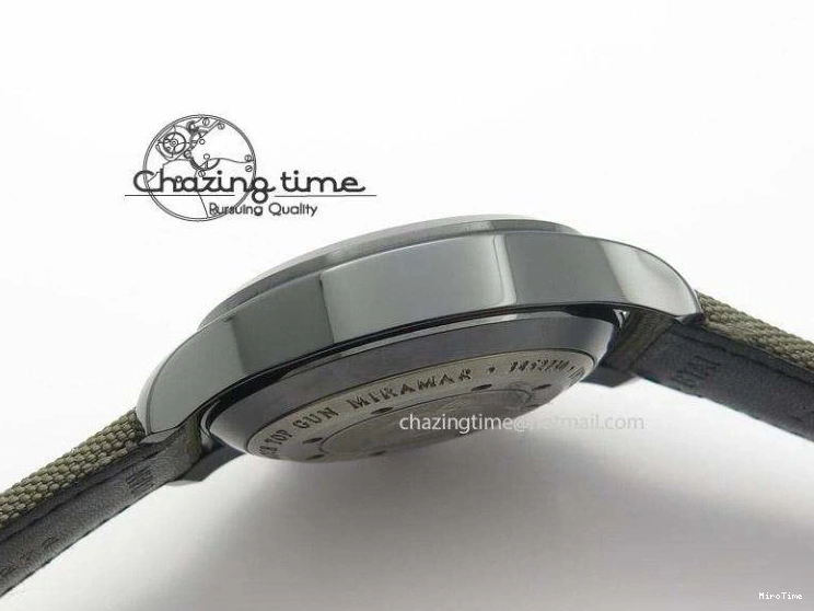 MIROTIME 0119 Pilot Top Gun Miramar IWC388002 ZF 1:1 Best Edition Ceramic Case On Nylon Strap A Practical 7345